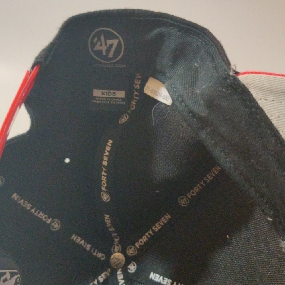 47brand Houston Rockets‎ Kids Black and Red hat - Picture 6 of 7